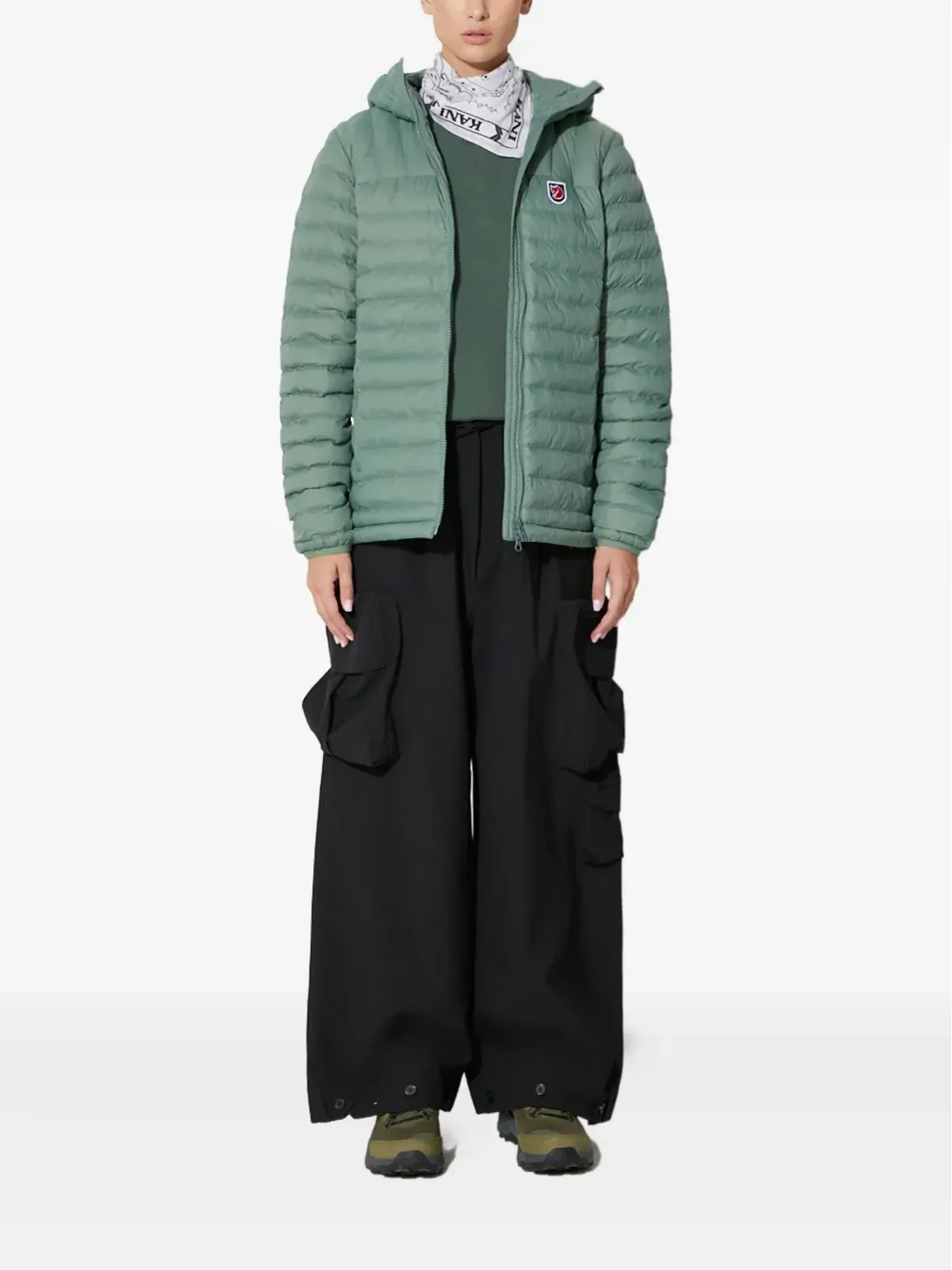 Fjällräven ロゴパッチ付きクルーネックトップ - 画像2