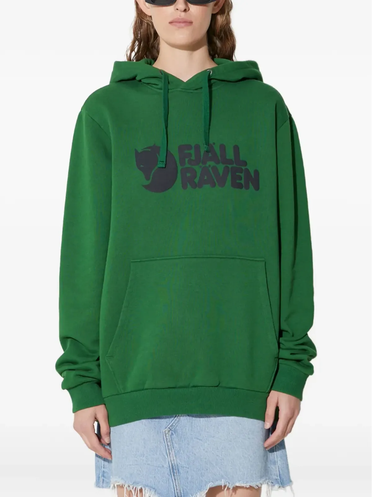 Fjällräven ロゴ入りフード付きスウェットシャツ - 画像1
