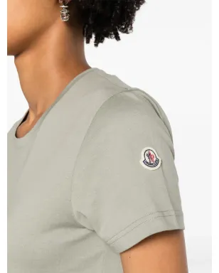 Moncler ロゴパッチ コットンTシャツ - サムネイル5