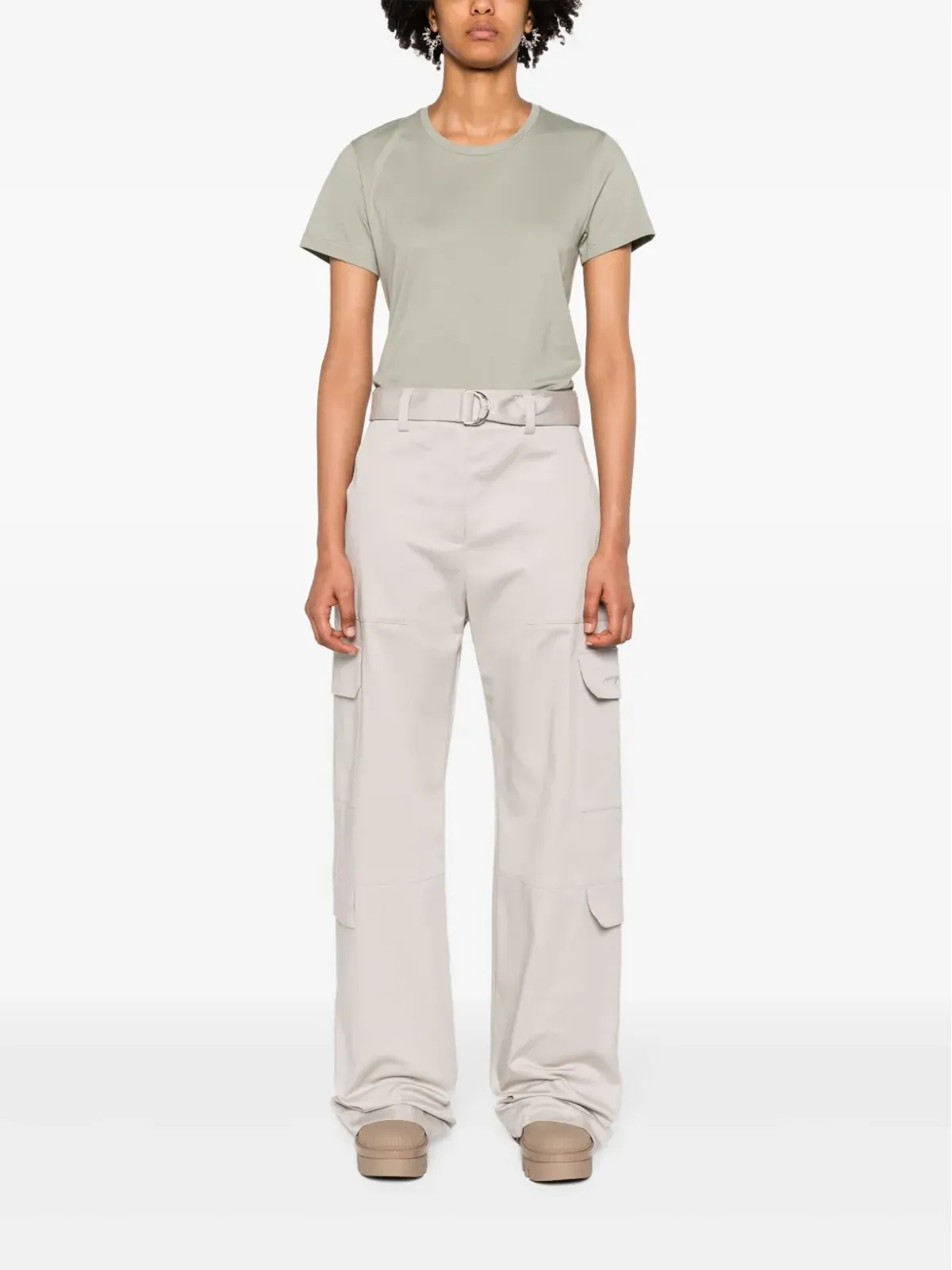 Moncler ロゴパッチ コットンTシャツ - 画像2