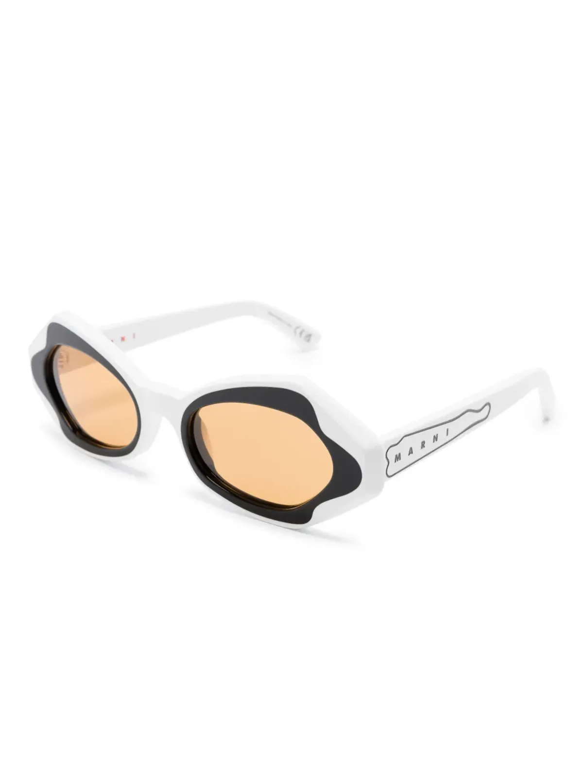 Marni Eyewear オーバルフレーム サングラス - 画像2