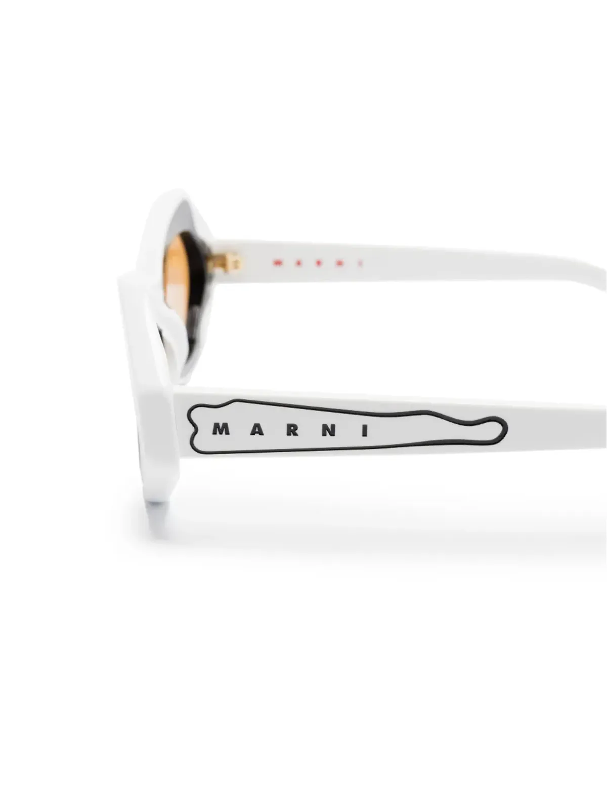 Marni Eyewear オーバルフレーム サングラス - 画像3