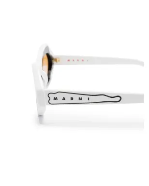 Marni Eyewear オーバルフレーム サングラス - サムネイル3