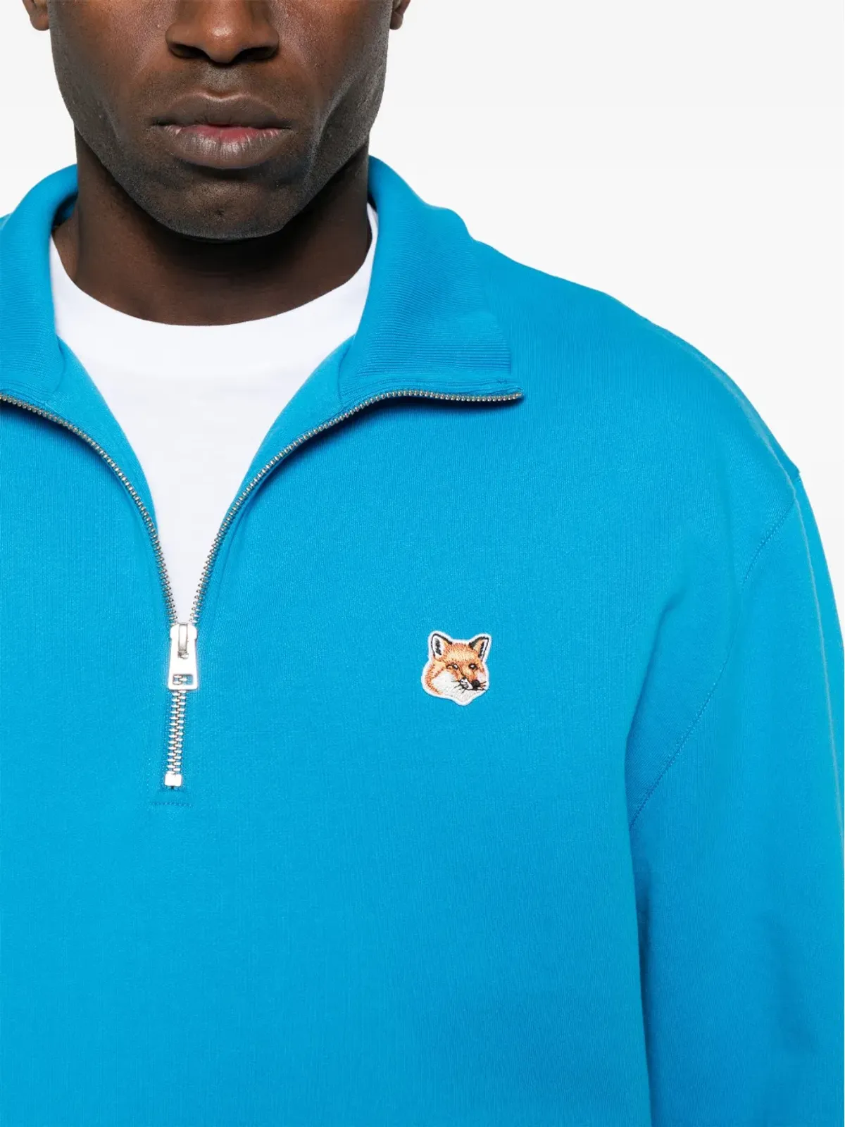 Maison Kitsuné フォックスヘッド コットン スウェットシャツ - 画像5
