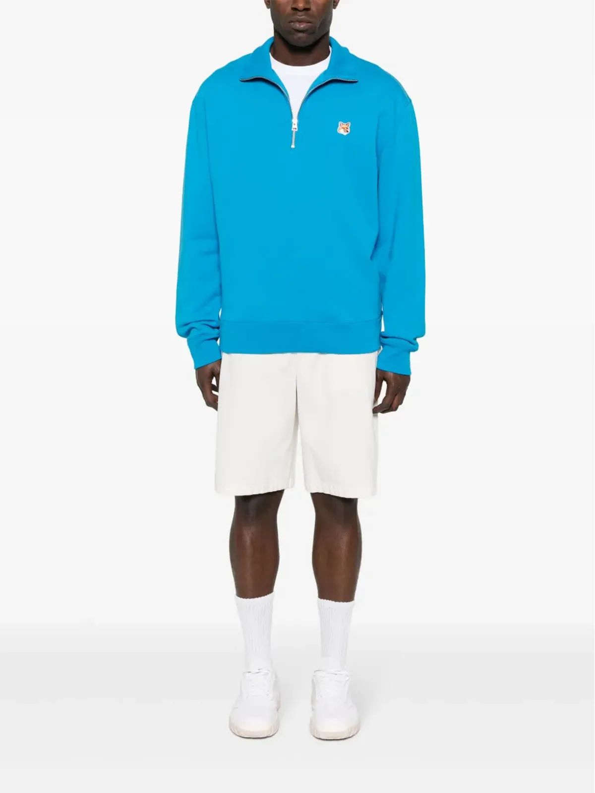 Maison Kitsuné フォックスヘッド コットン スウェットシャツ - 画像2