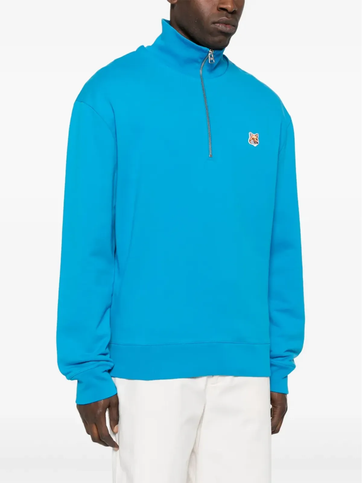 Maison Kitsuné フォックスヘッド コットン スウェットシャツ - 画像3