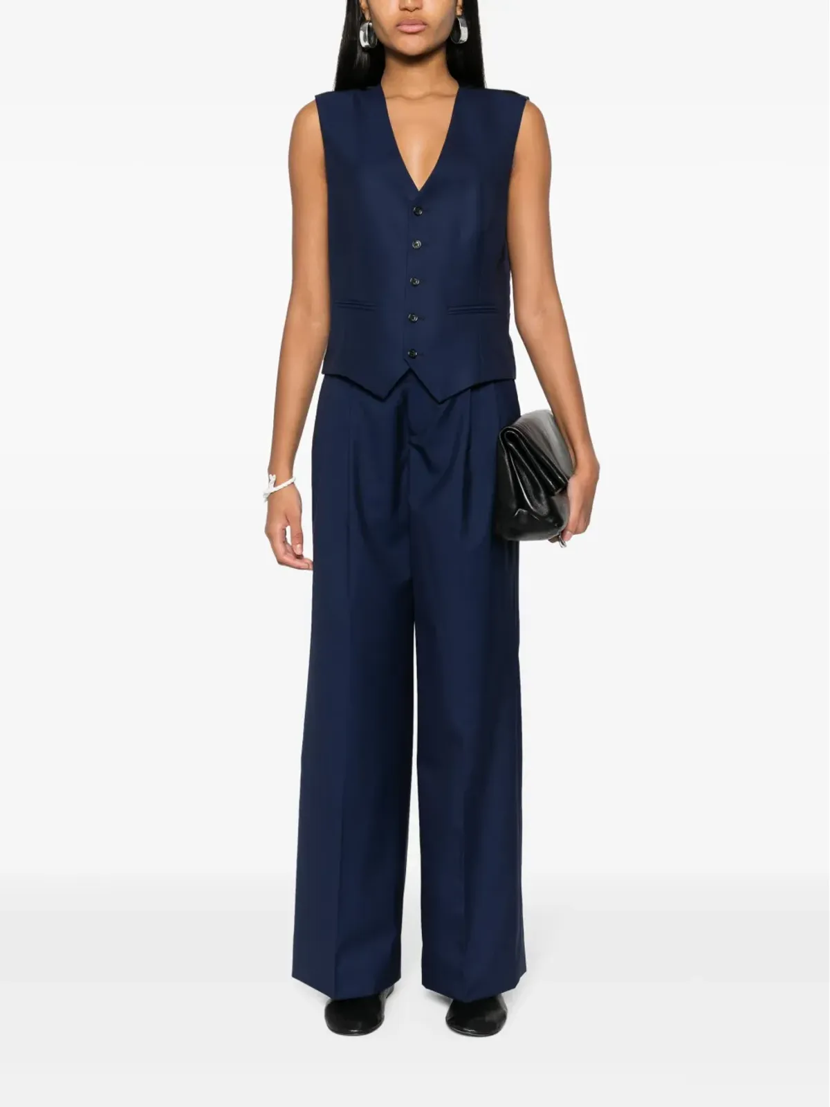ARMARIUM Giorgia tailored wool trousers - Blue - 画像2