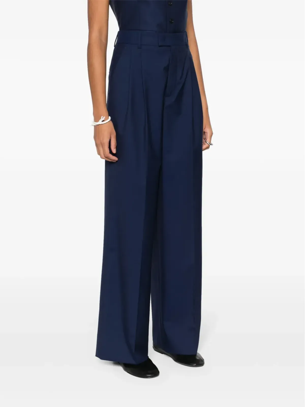 ARMARIUM Giorgia tailored wool trousers - Blue - 画像3