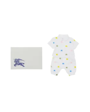 Burberry Kids Equestrian Knight コットン トラウザー セット - サムネイル1