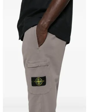 Stone Island コンパス コットン トラックパンツ - グレー - サムネイル5