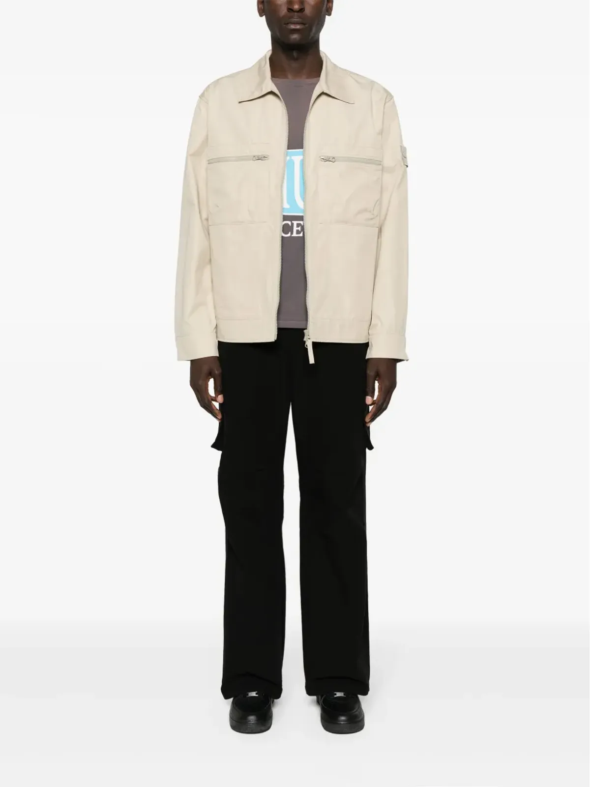 Stone Island Ghost オーガニックコットン ジャケット - ニュートラルカラー - 画像2
