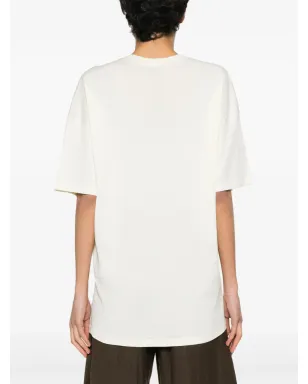LEMAIRE 縫い目ディテール Tシャツ - イエロー - サムネイル4
