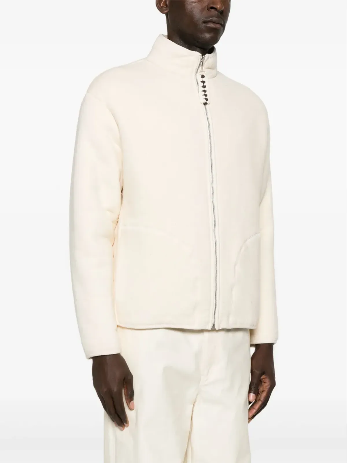 Jil Sander リバーシブル シアリング コットン ジャケット - ニュートラルカラー - 画像3