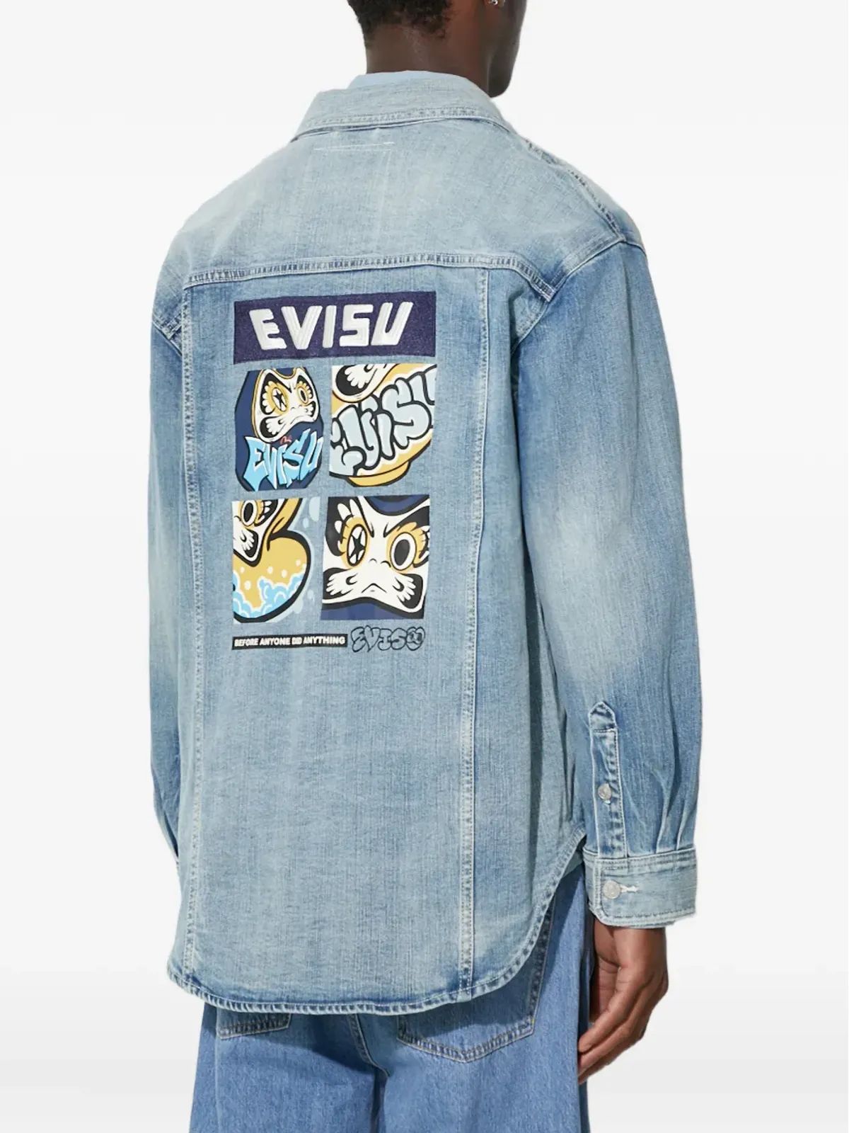 EVISU パッチワークデニムジャケット - 画像4