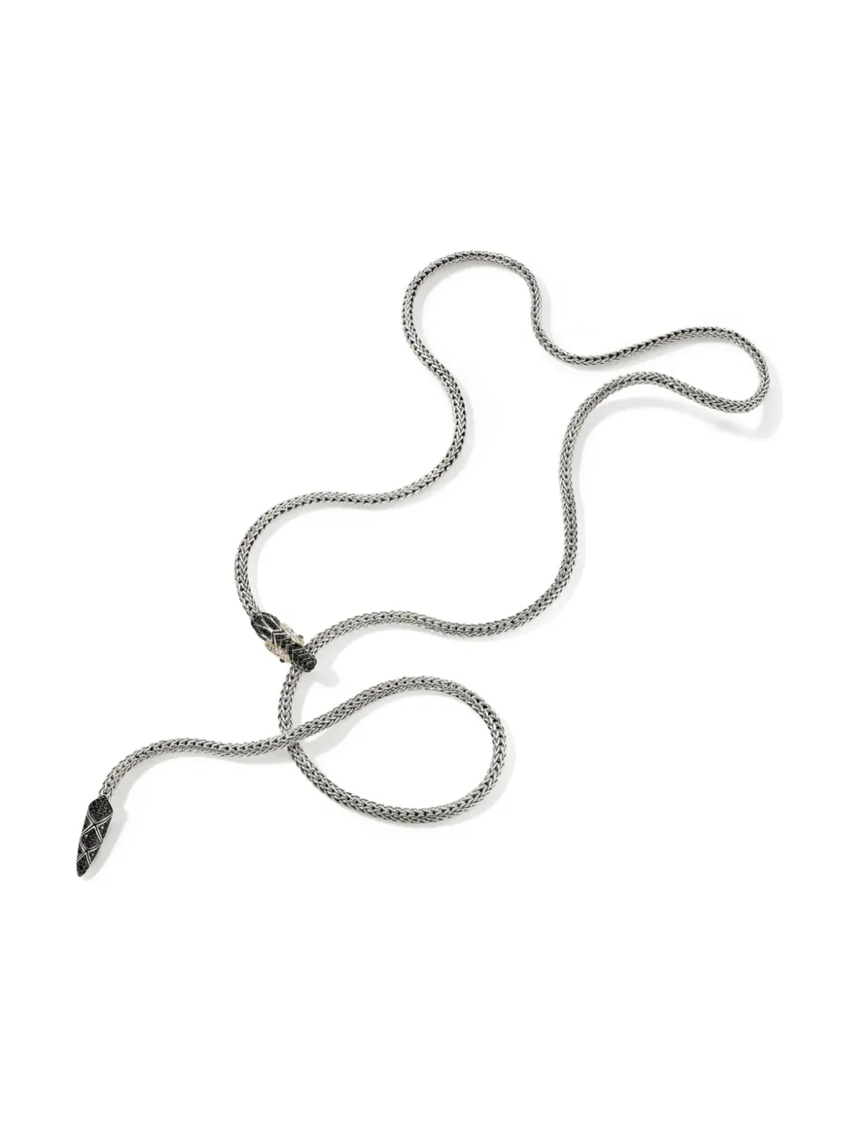 John Hardy Naga Lariat ダイヤモンドとサファイア ネックレス - 画像5
