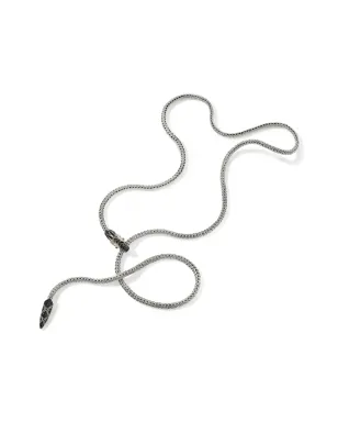 John Hardy Naga Lariat ダイヤモンドとサファイア ネックレス - サムネイル5