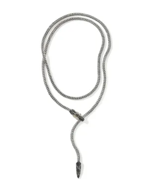 John Hardy Naga Lariat ダイヤモンドとサファイア ネックレス - サムネイル2