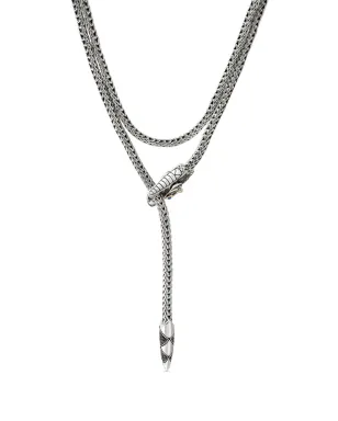 John Hardy Naga Lariat ダイヤモンドとサファイア ネックレス - サムネイル3