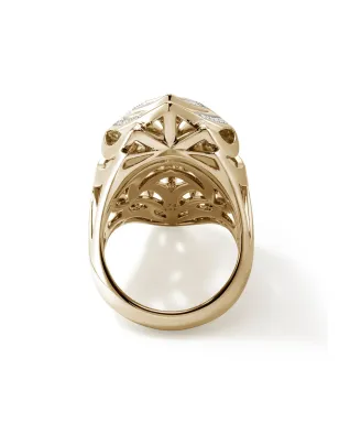 John Hardy 14kt yellow gold ナガサドルリング - サムネイル4