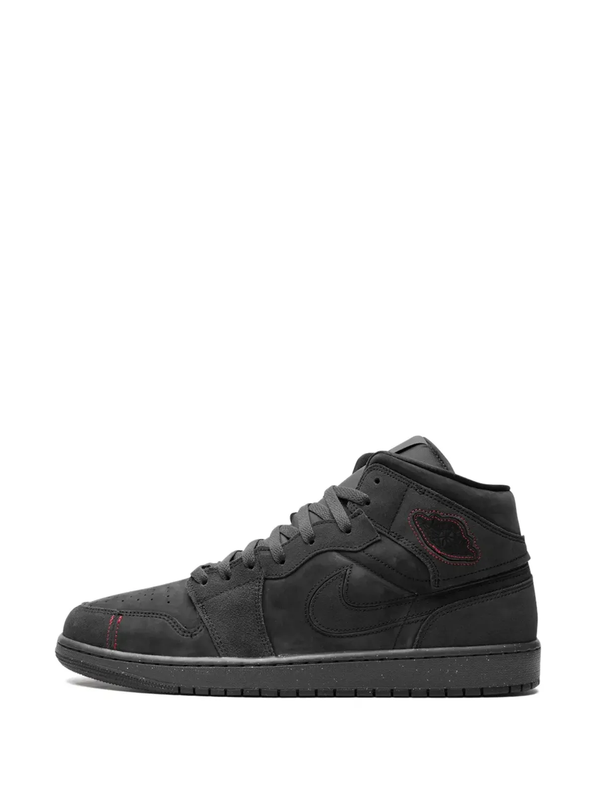 Jordan エア ジョーダン 1 Mid SE Craft ダークスモークレッド スニーカー グレー - 画像5