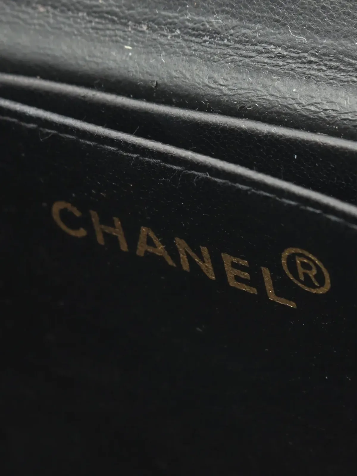 CHANEL ビンテージ CCダイヤモンドキルト ヴァニティハンドバッグ ブラウン - 画像4