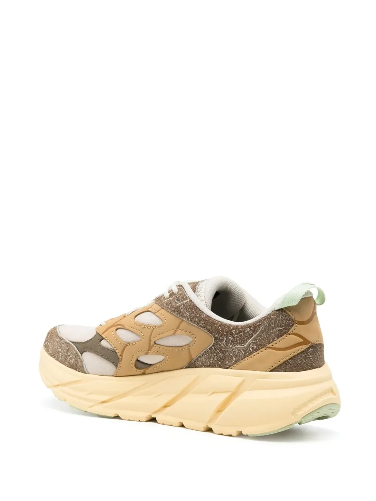 HOKA Clifton L スエードスニーカー - Brown - 画像3