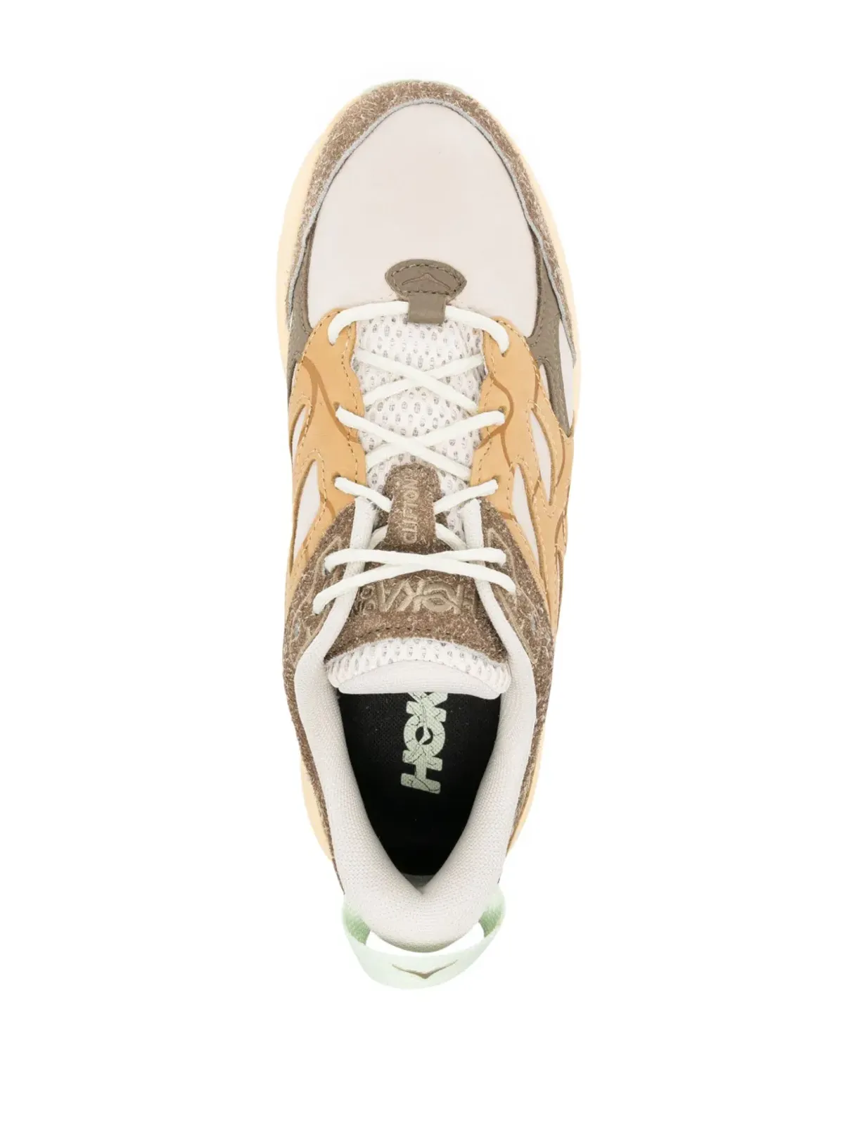 HOKA Clifton L スエードスニーカー - Brown - 画像4