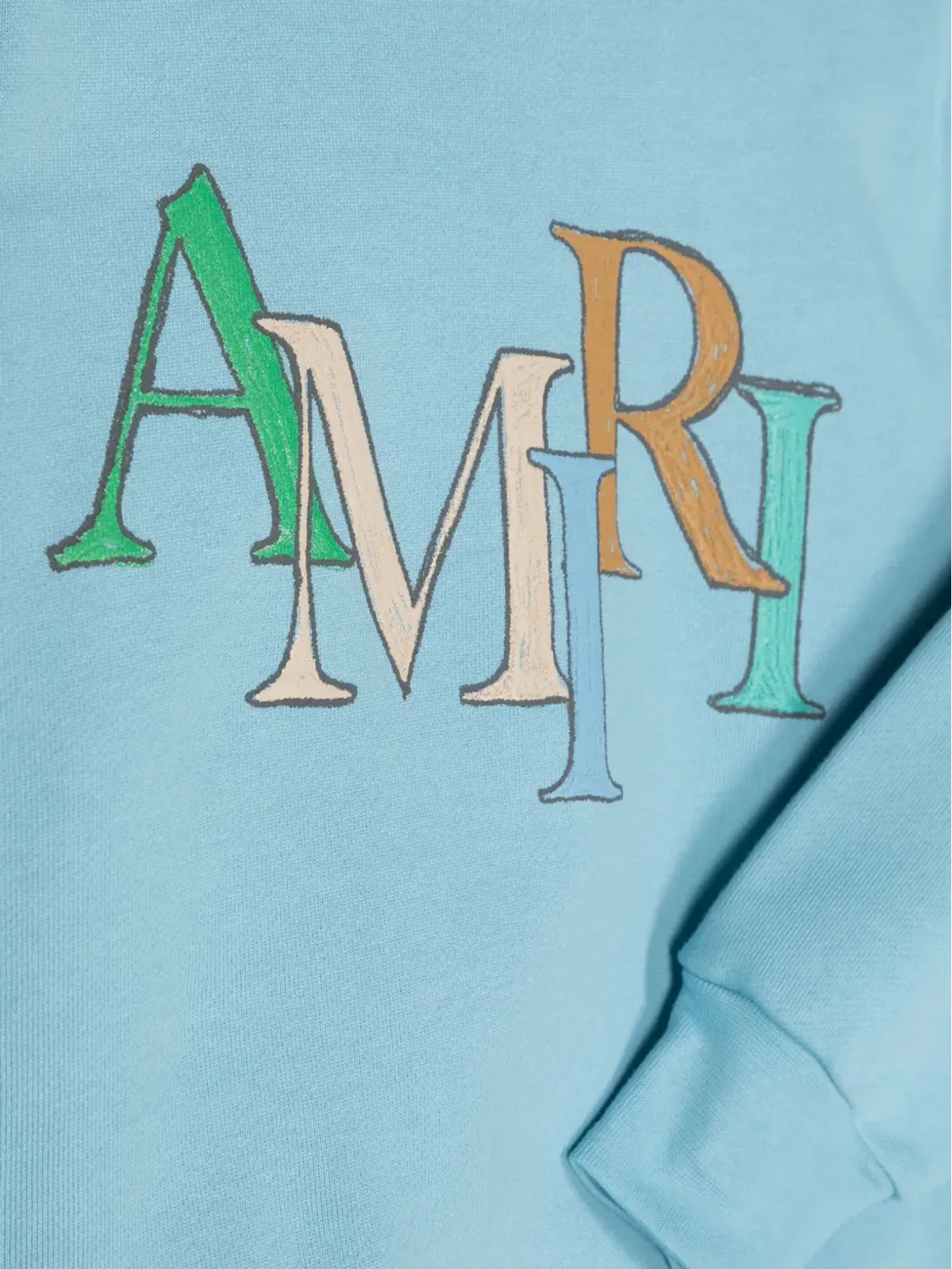 AMIRI KIDS ロゴプリント コットン スウェットシャツ - 画像3
