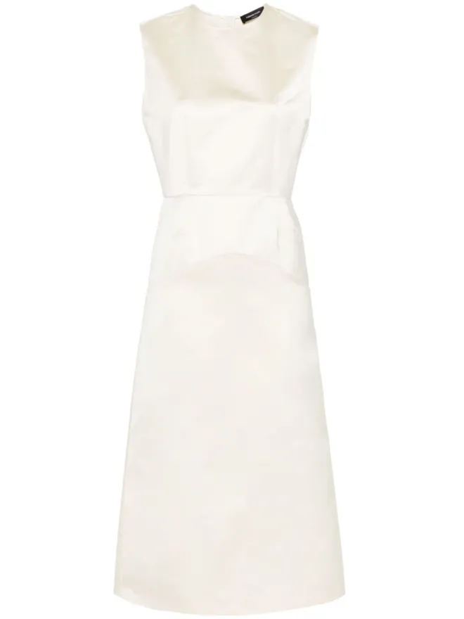 Fabiana Filippi Fabiana Filippi サテンミディドレスの商品画像