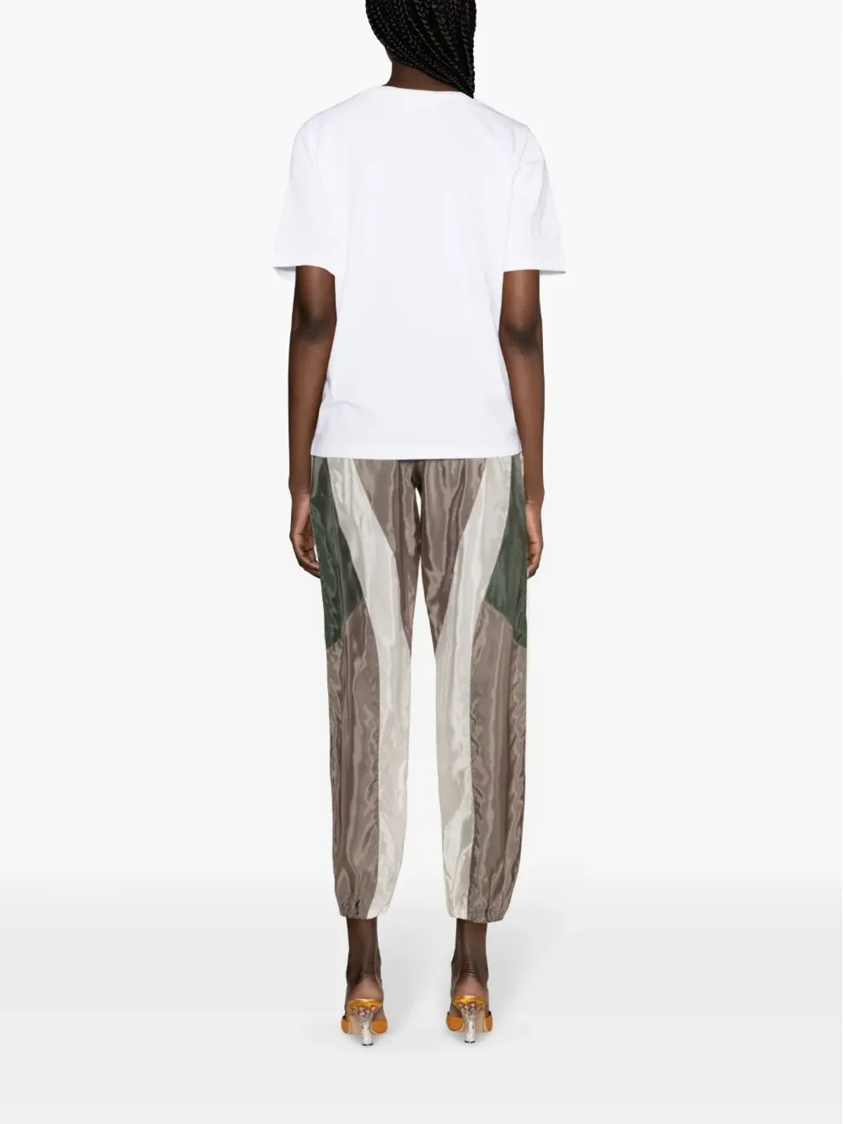 DSQUARED2 イージーフィット クリスタル装飾 Tシャツ - ホワイト - 画像4
