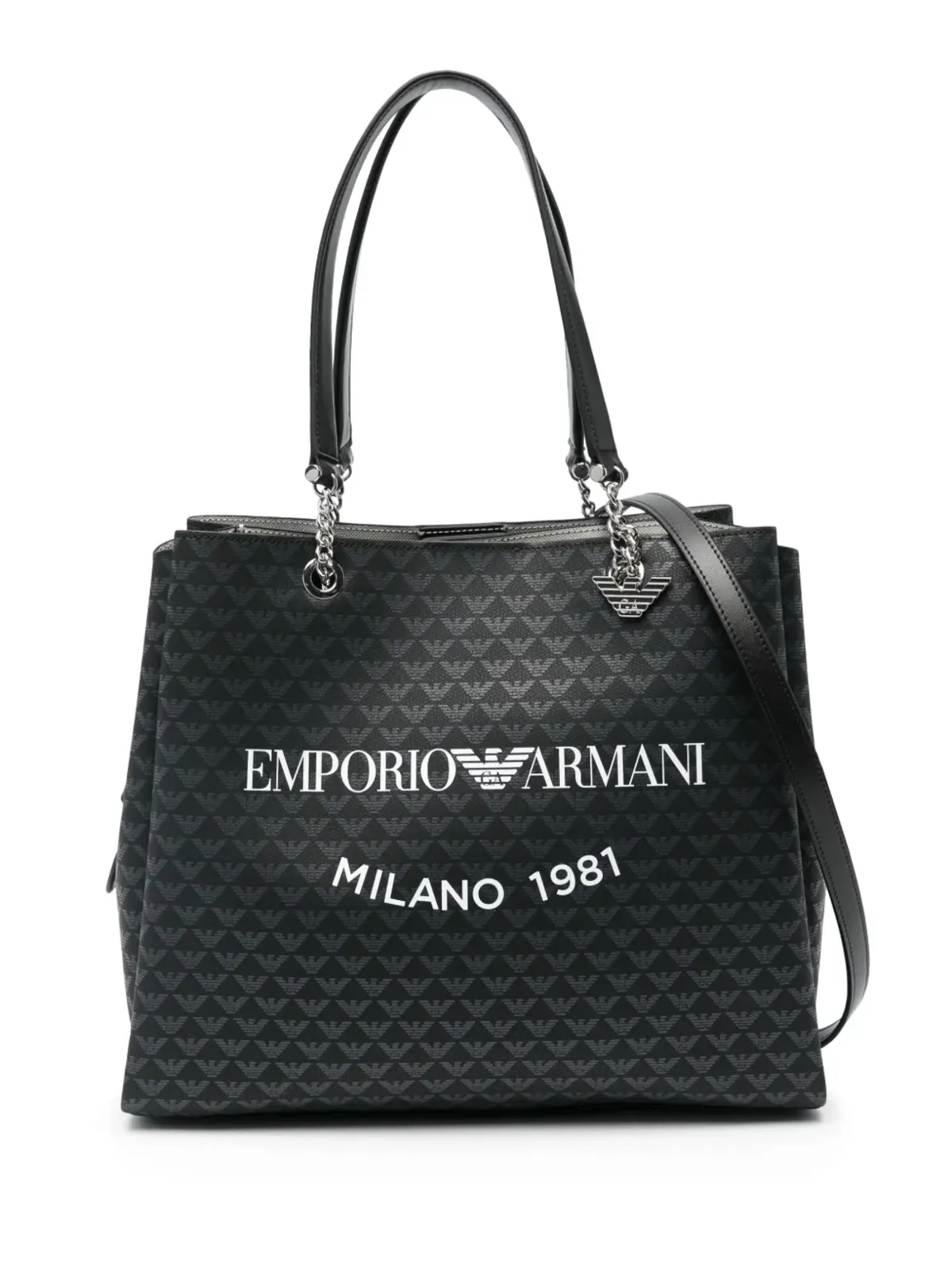 Emporio Armani ロゴプリント トートバッグ - 画像1