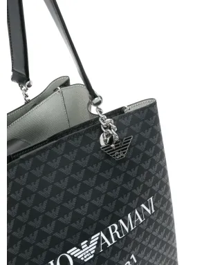 Emporio Armani ロゴプリント トートバッグ - サムネイル4