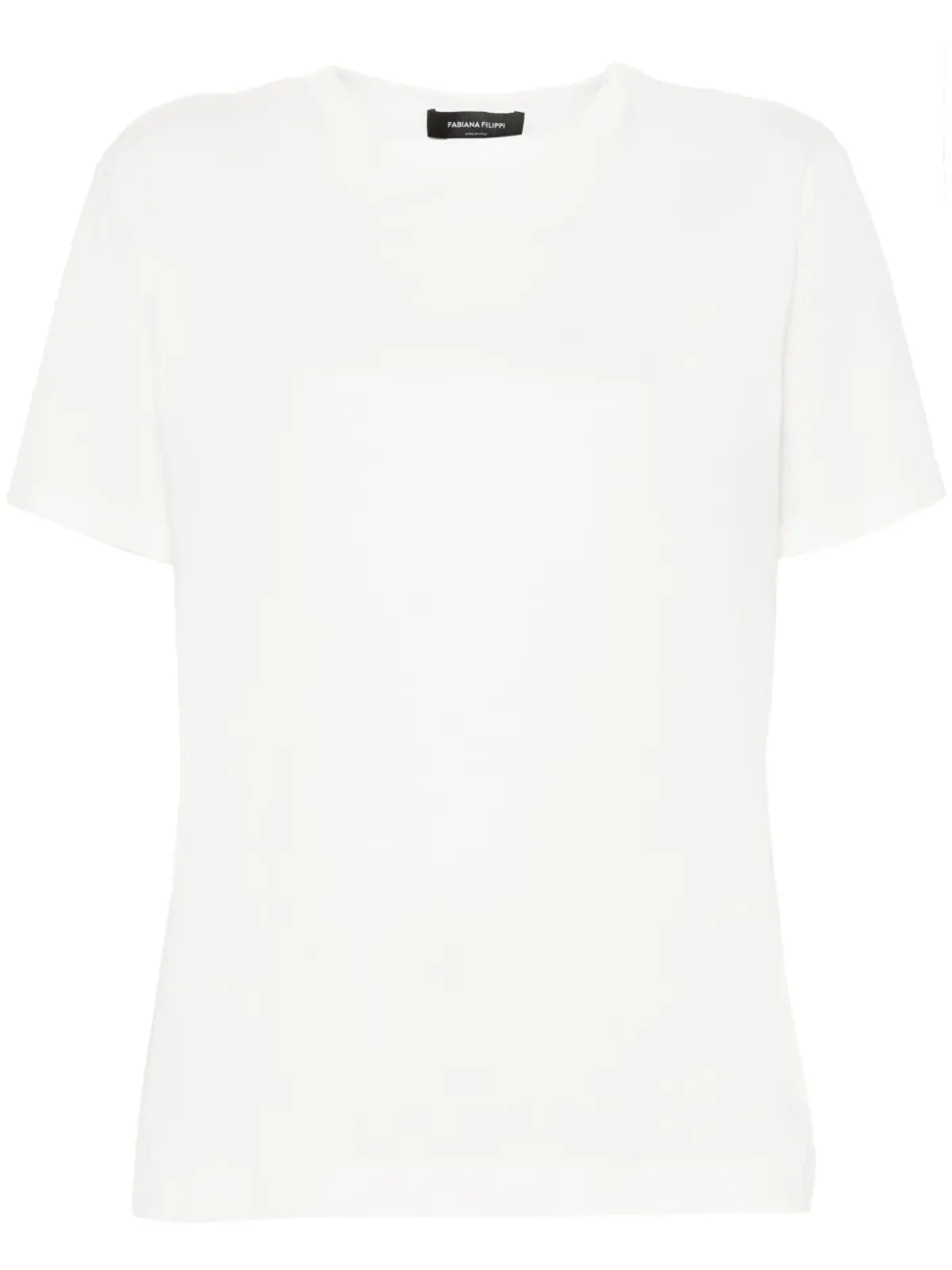 Fabiana Filippi パネルドコットンTシャツ - 画像1