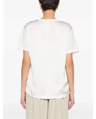 Fabiana Filippi パネルドコットンTシャツ - サムネイル4
