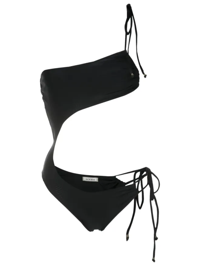Amir Slama Amir Slama アシンメトリック ワンピース水着の商品画像