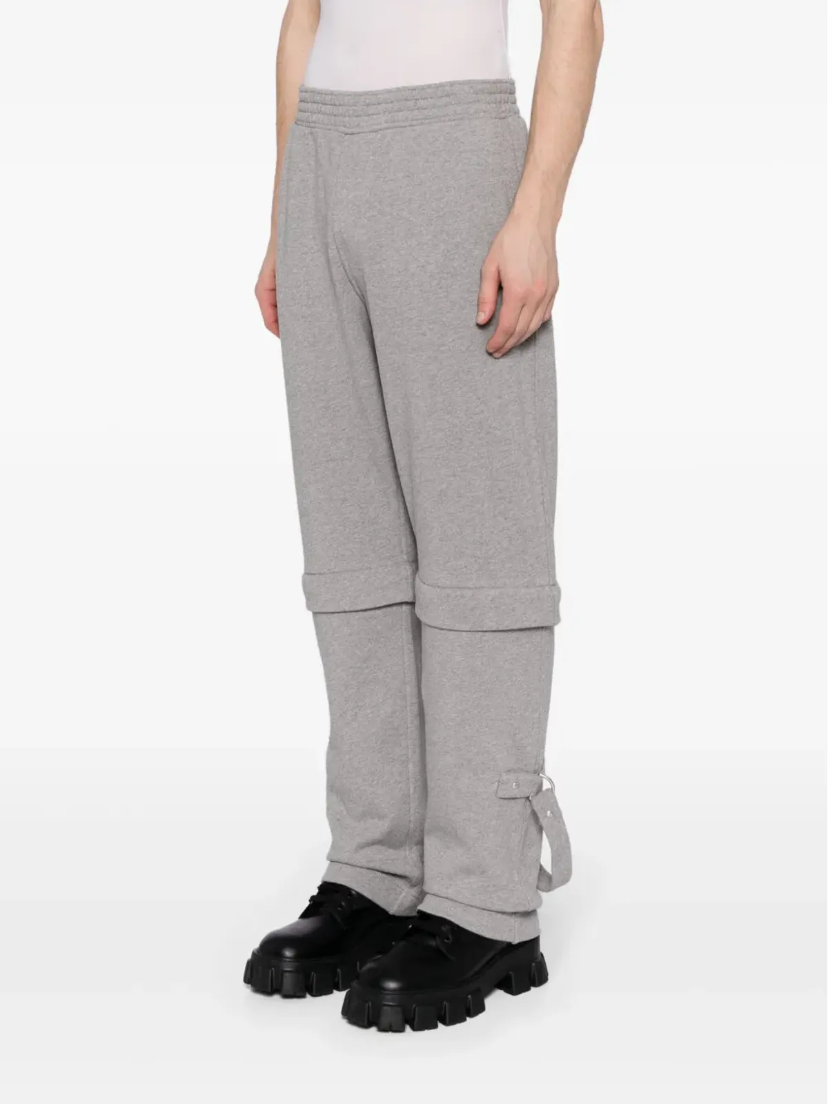 Givenchy 脱着式レッグ コットン トラックパンツ - グレー - 画像3