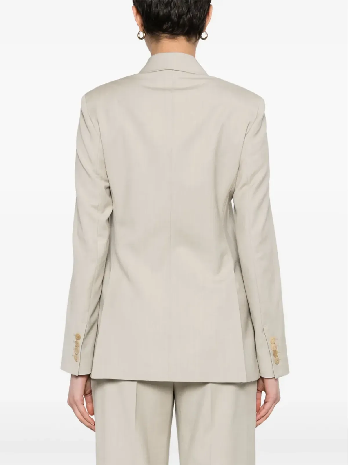 Max Mara Mantide ダブルブレスト ブレザー ベージュ系 - 画像4