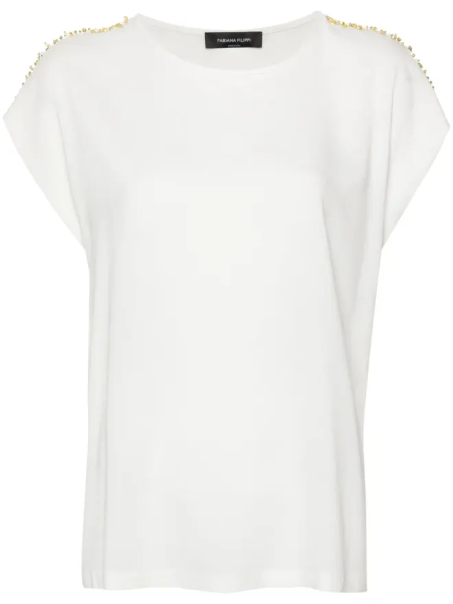Fabiana Filippi Fabiana Filippi ビーズ装飾 ブラウスの商品画像