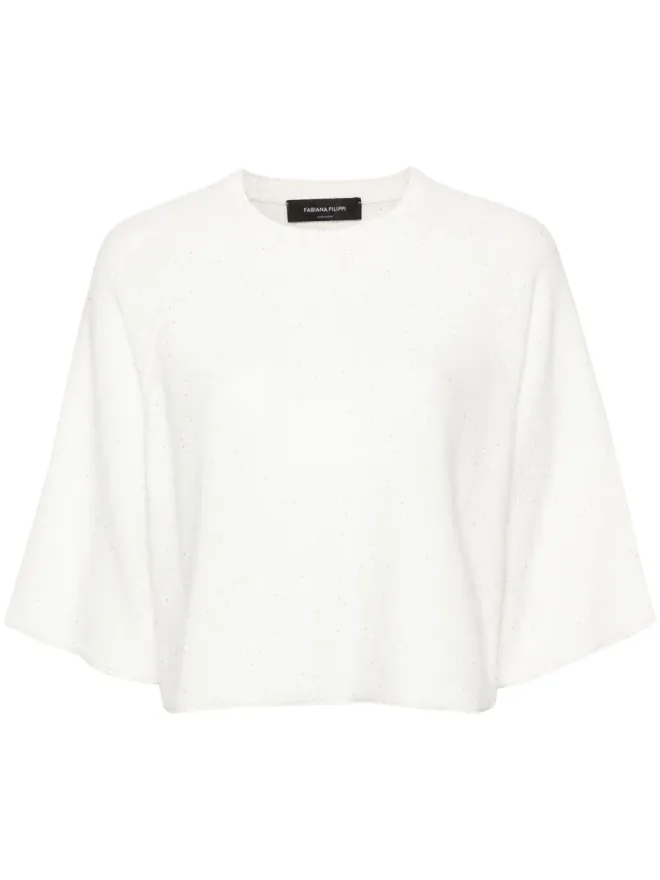 Fabiana Filippi Fabiana Filippi スパンコール付きニットセーターの商品画像