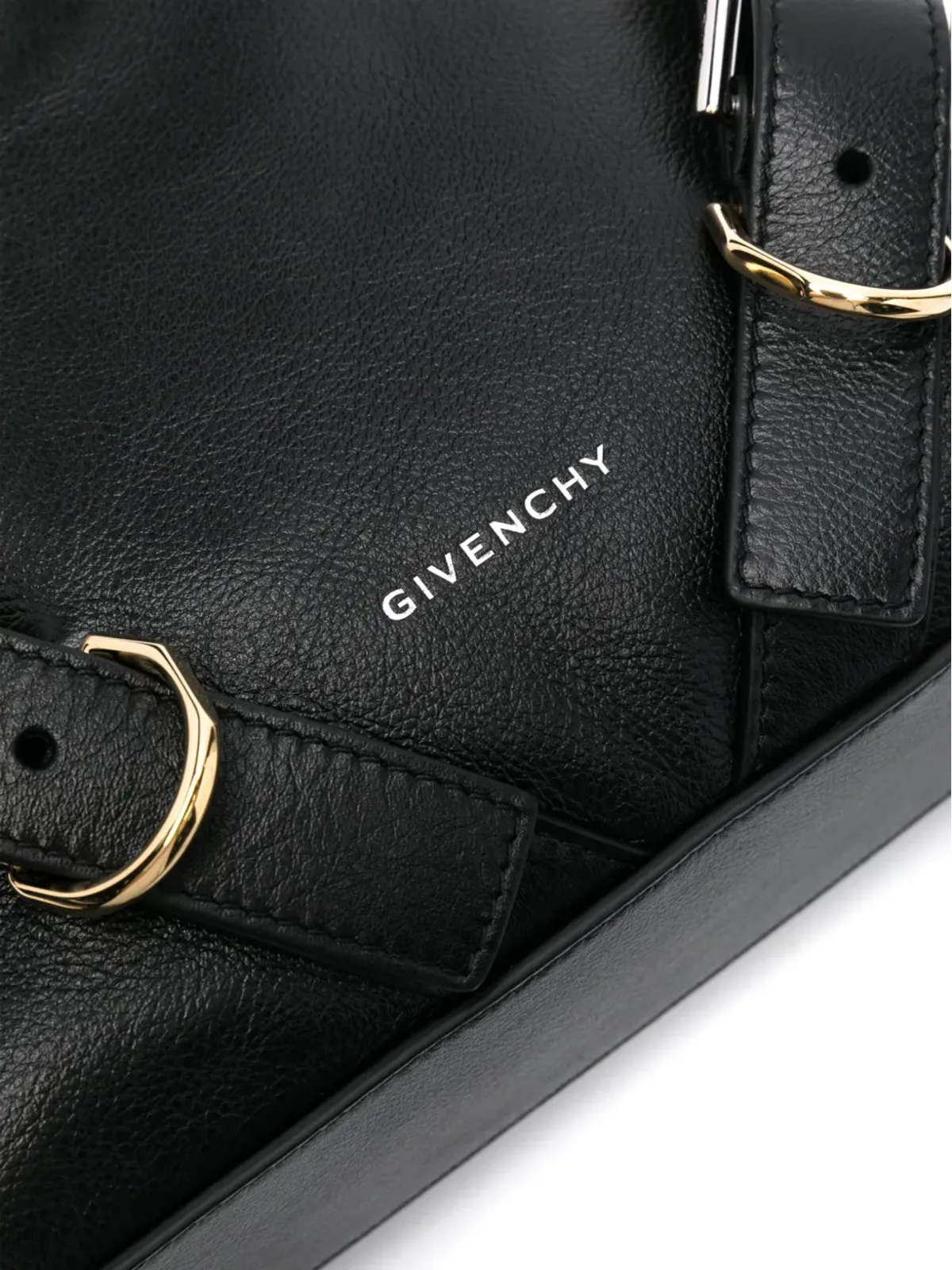 Givenchy Voyou レザー クロスボディバッグ - ブラック - 画像4