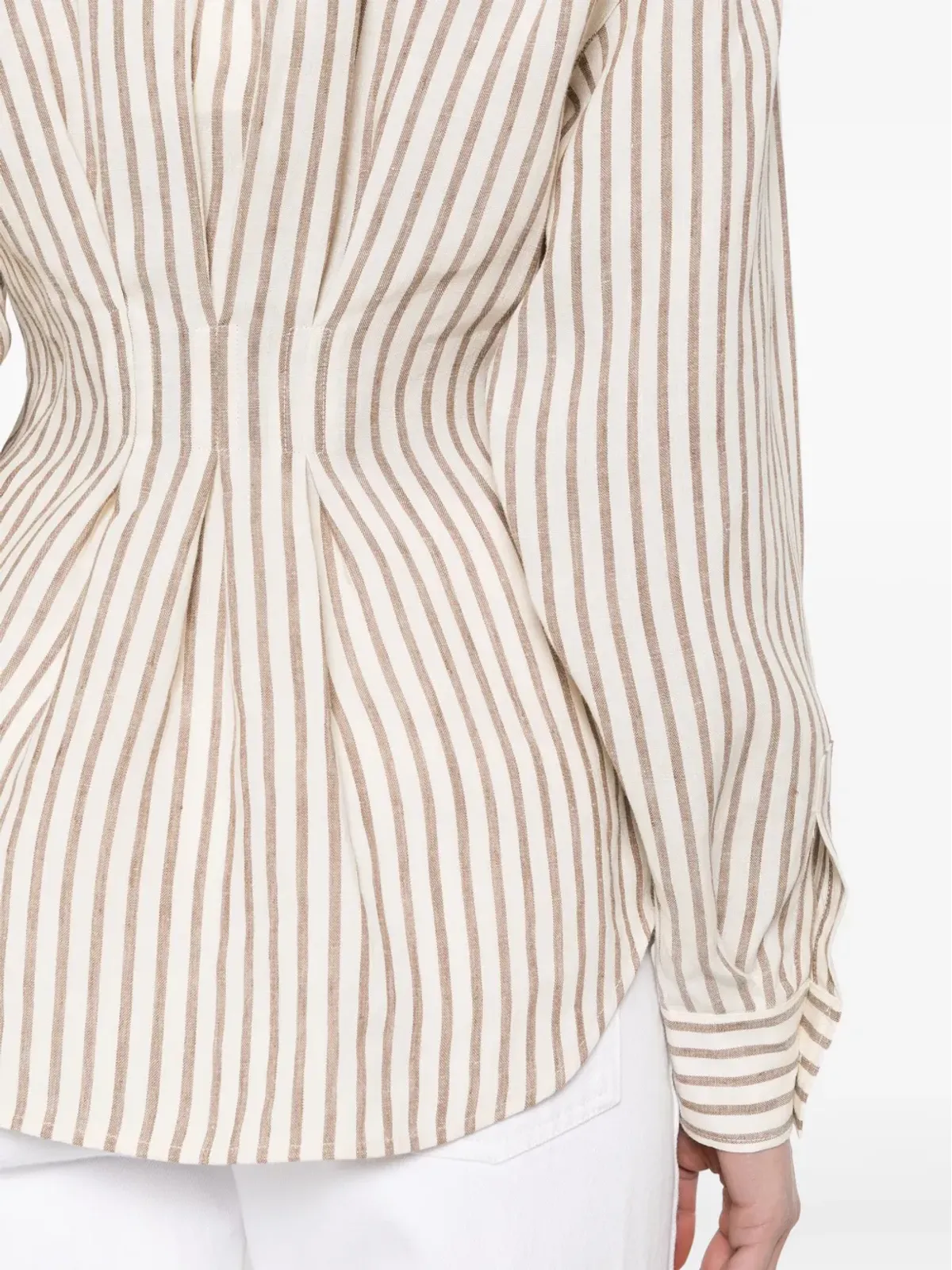 Max Mara エリトレア ストライプシャツ - ホワイト - 画像5