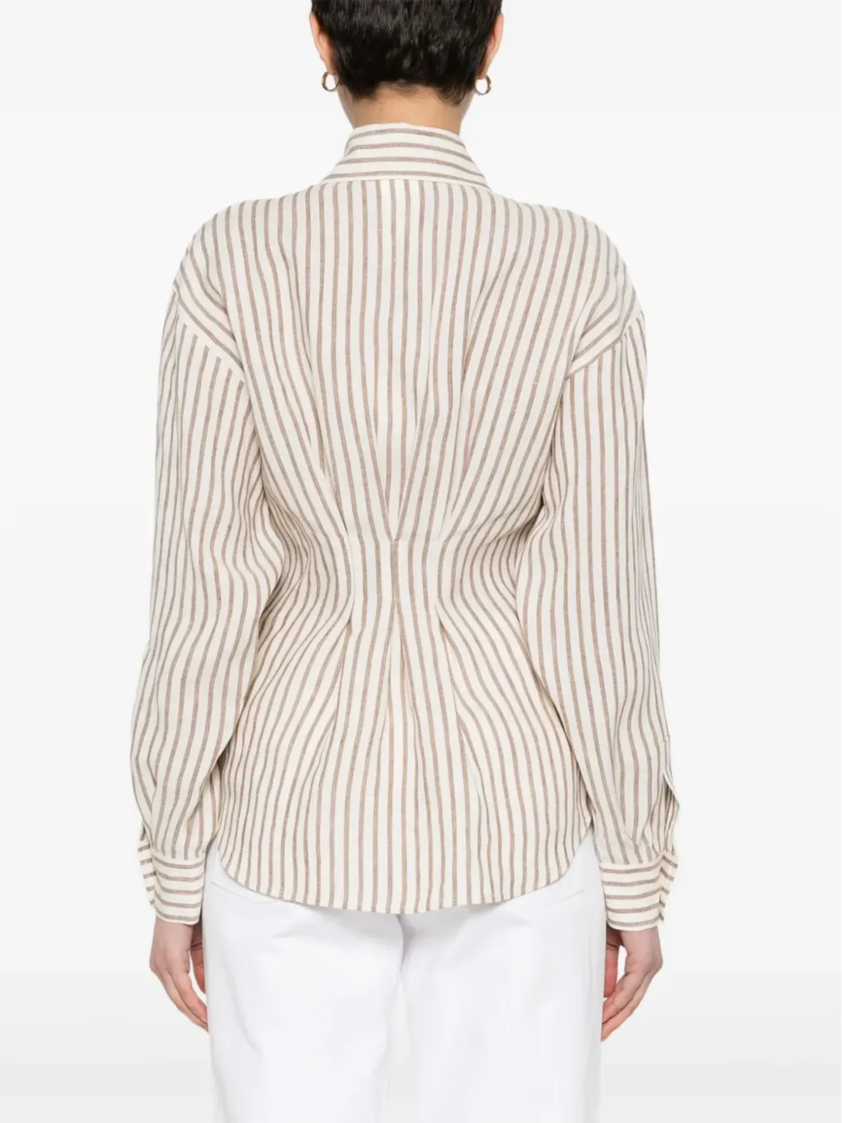 Max Mara エリトレア ストライプシャツ - ホワイト - 画像4