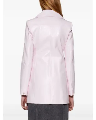 Courrèges ヘリテージ ヴァイナル フェイクレザー コート - ピンク - サムネイル5