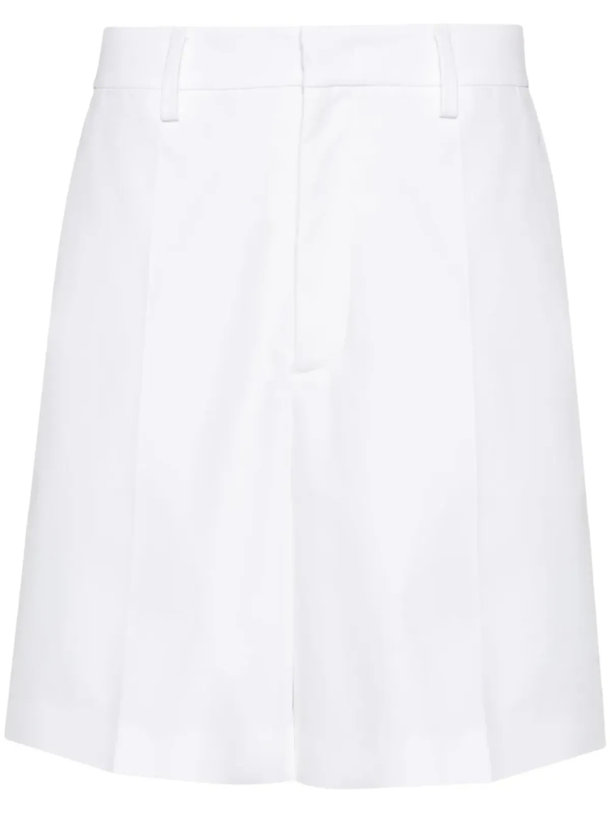 Valentino Garavani コットン センタープレス ショーツ - White - 画像1