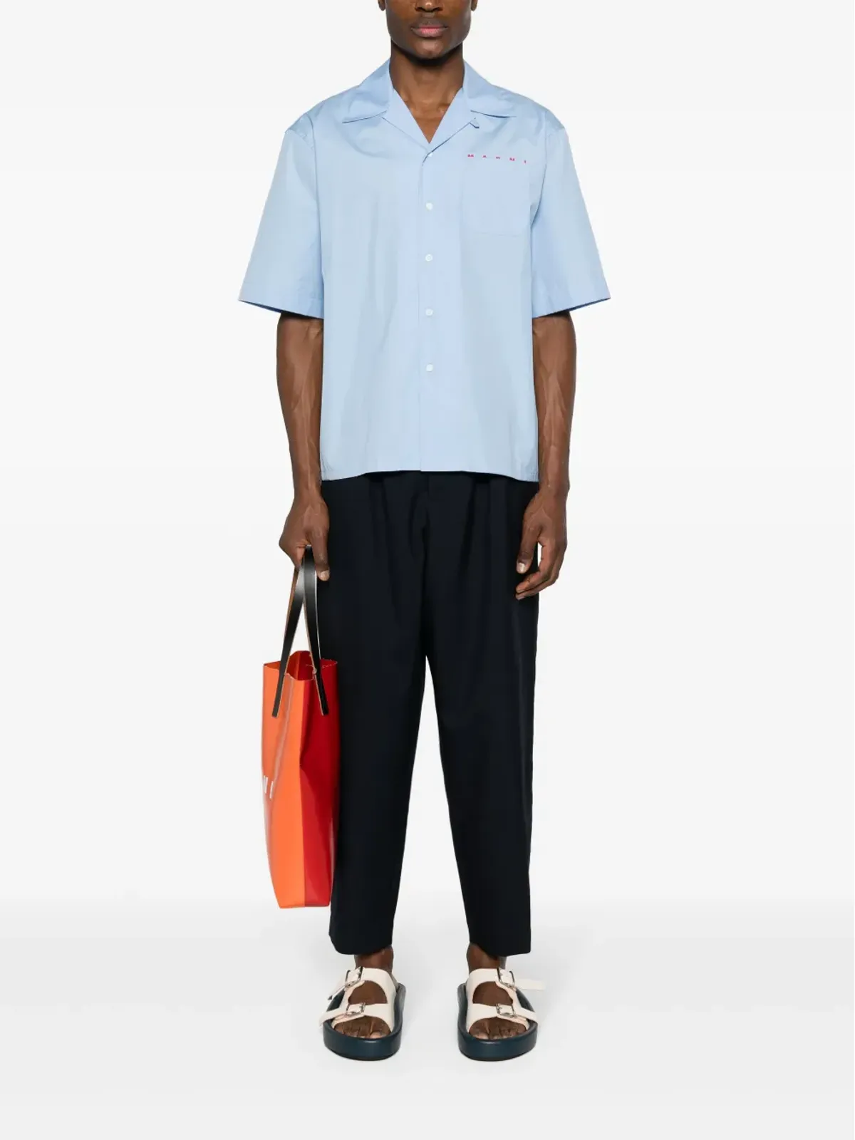Marni プリーツディテール テーパードパンツ - 画像2