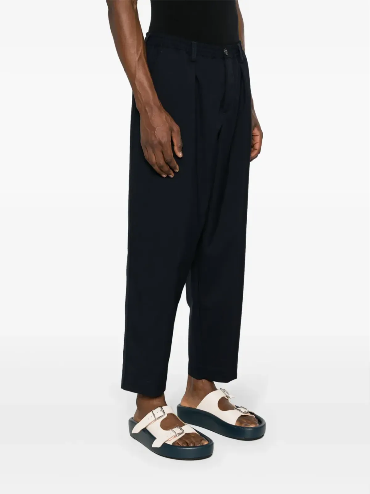Marni プリーツディテール テーパードパンツ - 画像3