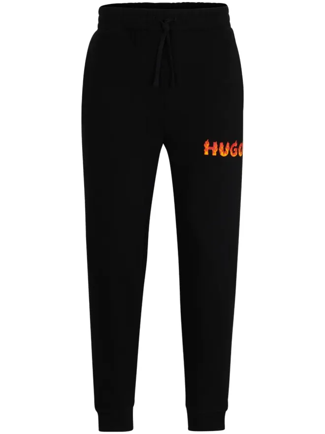 Hugo HUGO ミッドライズ・ストレートレッグ・トラックパンツの商品画像