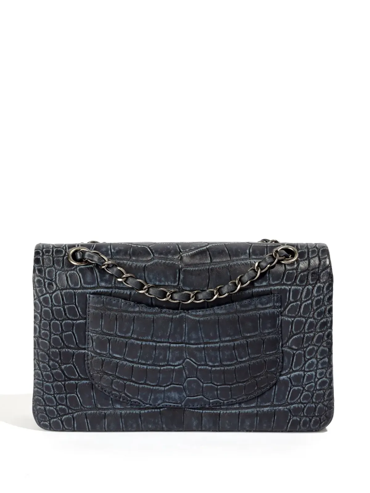 CHANEL ビンテージ 小さなダブルフラップショルダーバッグ - ブルー - 画像2