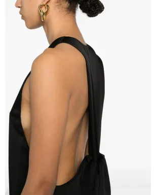 Saint Laurent ノットディテールドレス - サムネイル5