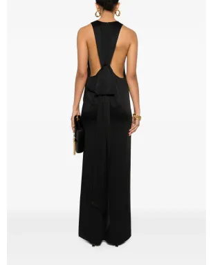 Saint Laurent ノットディテールドレス - サムネイル2